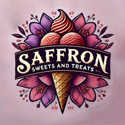 Saffron Sweets & Treats logo.